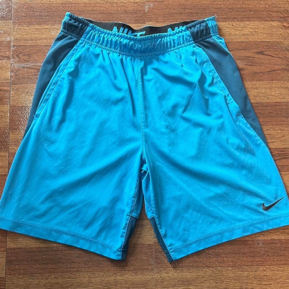 Nike Blue Dri-Fit Retro Sportswear Running Shorts small